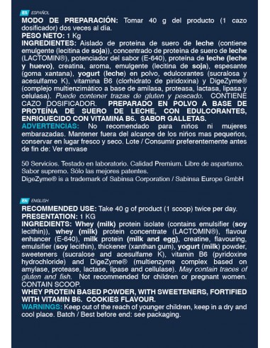 ISO Advanced PLUS 1 Kg COOKIES