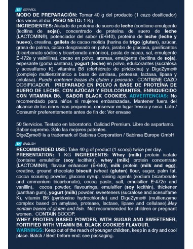 ISO Advanced PLUS 1 Kg Black cookies