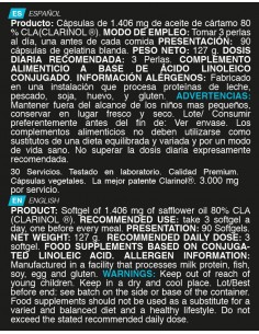 CLA clarinol 90 Perlas 2