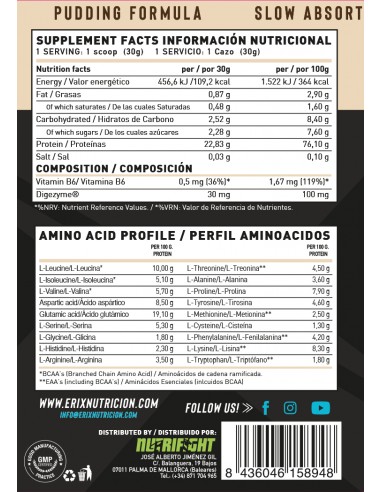 Mousse Casein 1 kg Black...