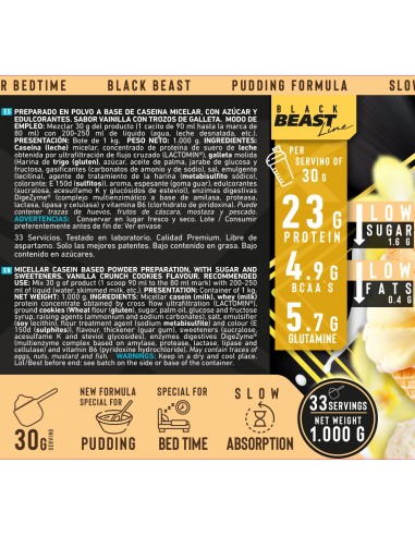 Mousse Casein 1 kg Cookies