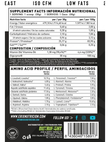 ISO Zero 900 Gr. Gelato Stracciatella