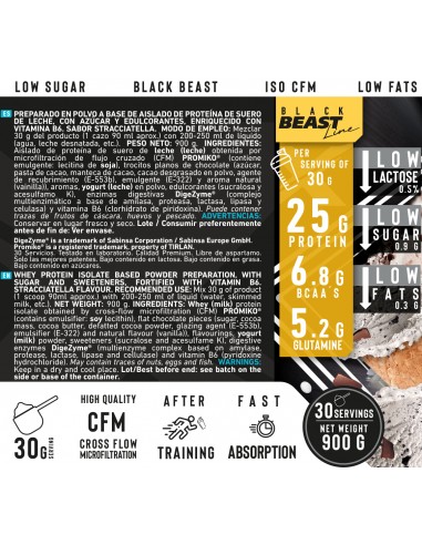 ISO Zero 900 Gr. Gelato Stracciatella