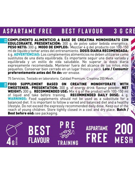 Creatina Energy Drink 300 gr.