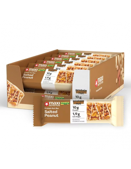 Barrita de proteína Cacahuete salado 45gr x 12ud