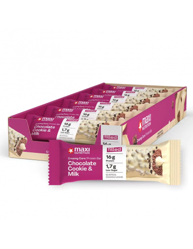 Barrita proteína Choco, Cookie & Milk 45 gr x 12 ud