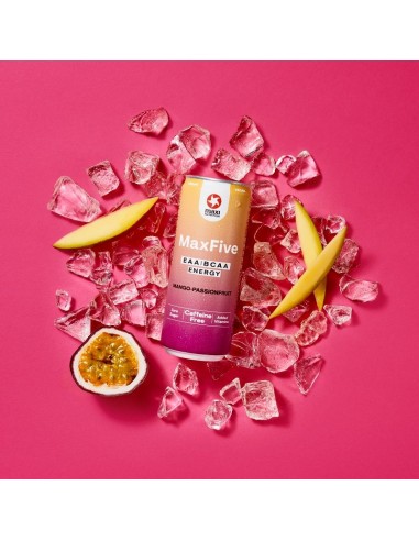 MaxFive Bebida Energética EAA/BCAA Mango-Maracuyá 330 ml