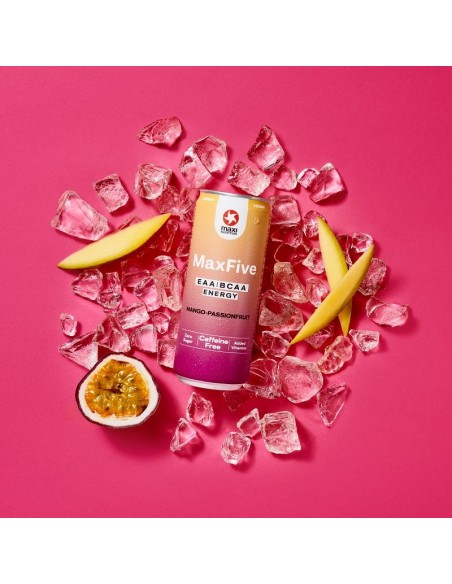 MaxFive Bebida Energética EAA/BCAA Mango-Maracuyá 330 ml