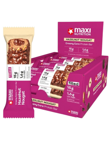 Barrita proteína Avellana & Turrón 45 gr x 12 ud