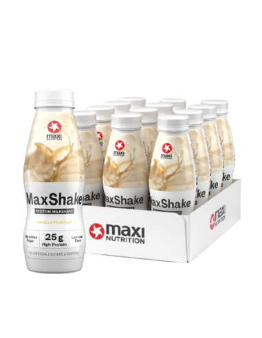 MaxShake Leche proteína sabor vainilla 330 ml x 12