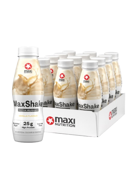 MaxShake Leche proteína sabor vainilla 330 ml x 12