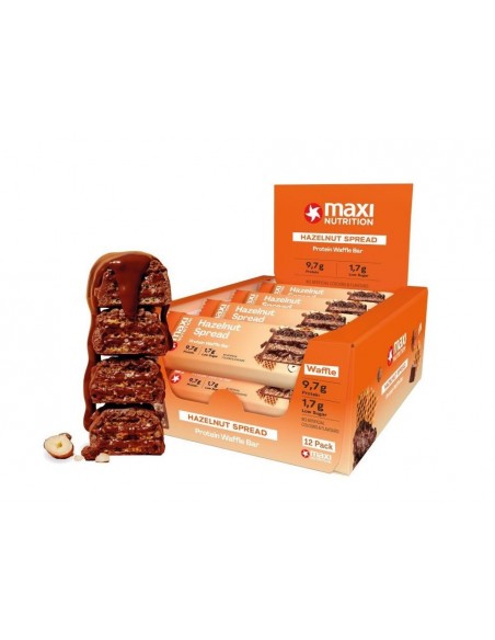 Barrita Waffle Hazelnut Spread Protein 39g x 12ud