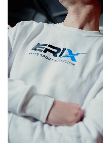 Sudadera cuello redondo Blanco - Erix Talla 3xl