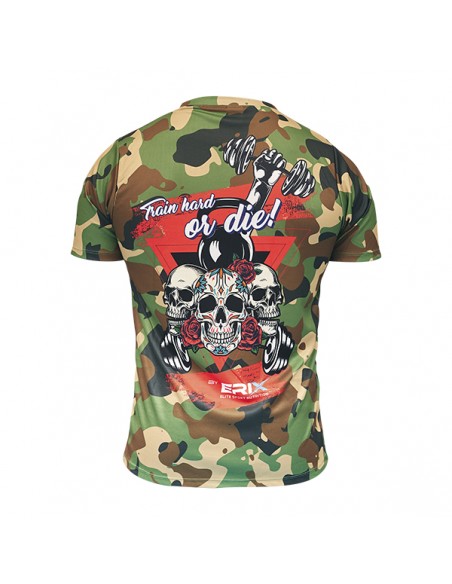 Camiseta Sublimación Militar - talla 2XL