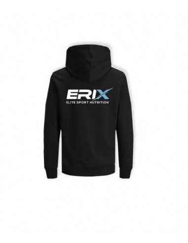 Sudadera Capucha Negra - Erix Nutrición Talla L