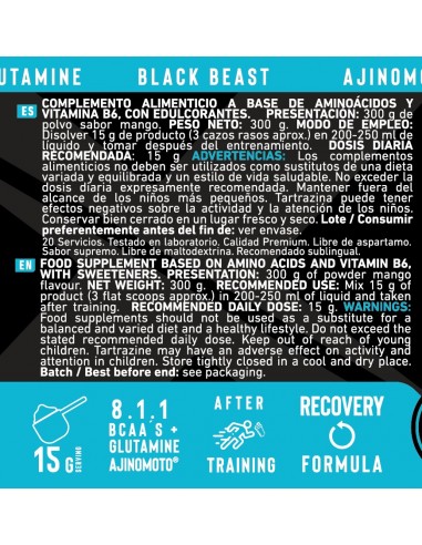 Glutamina AJINOMOTO 300 gr (Sabor Mango)