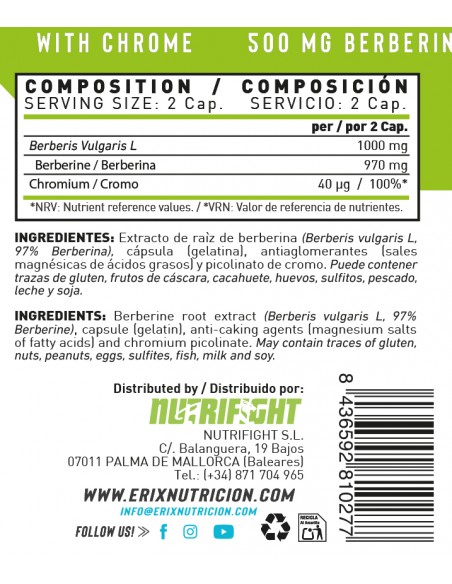 Pure Berberine 500 mg