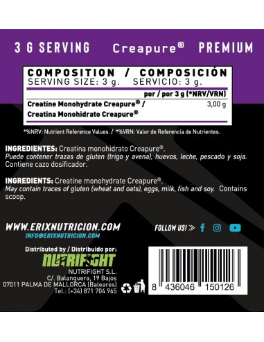 CREATINA Creapure® 500 G
