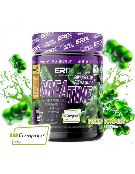 Creatina CREAPURE 300 gr (Polvo) Green Gummies