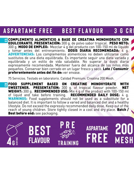 Creatina Tropical 300 gr.