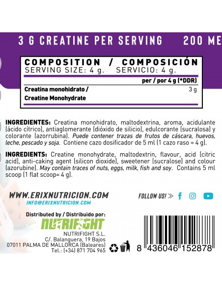 Creatina 300 gr. Sandia