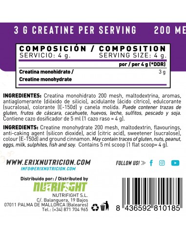 Creatina Cola 300 gr.