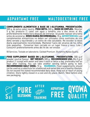 GLUTAMINA KYOWA 500 G NEUTRA