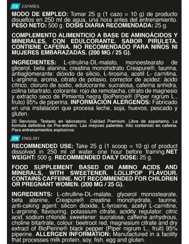 EXPLOSIVE STRENGTH 500 GR PIRULETA