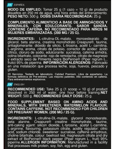 EXPLOSIVE STRENGTH 500 GR SANDIA