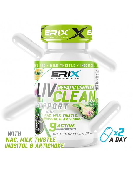 LIV Clean Support (60 Cápsulas)