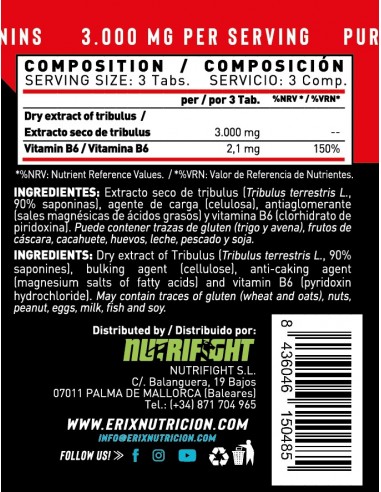 TRIBULUS TERRESTRIS (90 Cápsulas) TRIBULUS TERRESTRIS (90 Cápsulas)