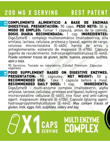 Digezyme (90 Cápsulas)