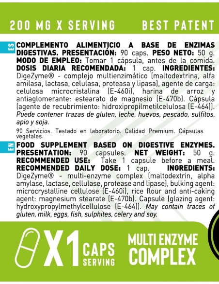 Digezyme (90 Cápsulas)