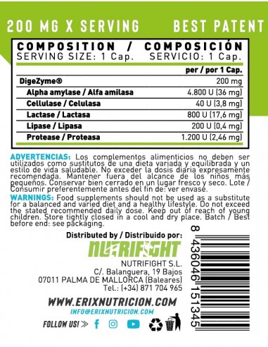 Digezyme (90 Cápsulas)