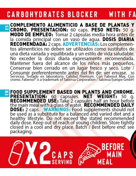 CARBS BLOCKER (60 Cápsulas)