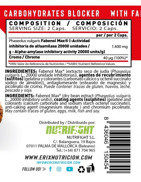 CARBS BLOCKER (60 Cápsulas)