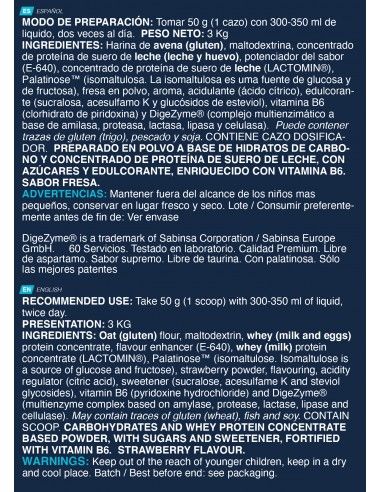 TITAN GAIN 3 KG (Sabor FRESA)