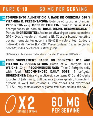Q-10 + Vitamina E (60 SoftGel)