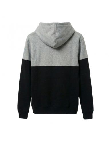 Sudadera Capucha Gris/Negro