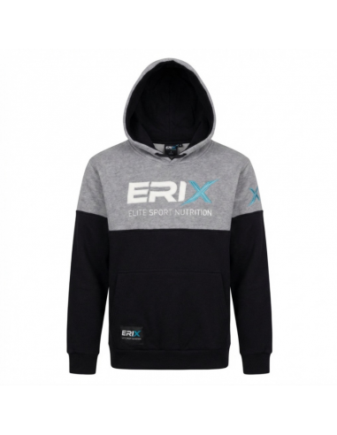 Sudadera Capucha Gris/Negro