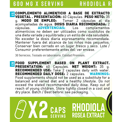 Rhodiola (60 capsulas)