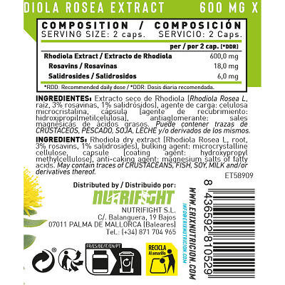 Rhodiola (60 capsulas)
