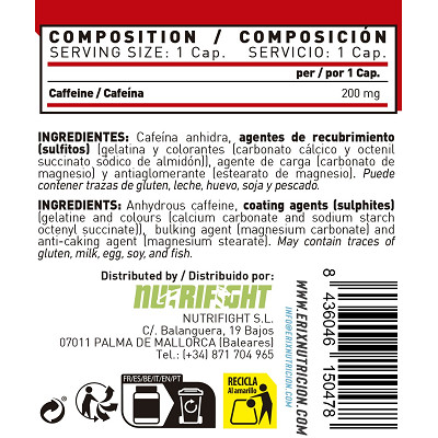 COFFE BOOSTER (CAFEÍNA) 90 Cápsulas