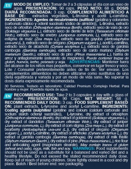 DIUREX WATER LOOS (90 Cápsulas)