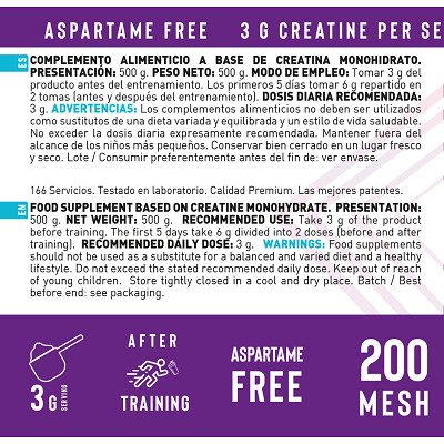Creatina Monohidrato 500 G