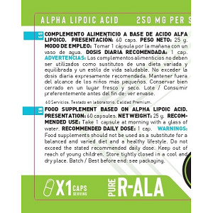 R-ALA 250 MG (60 Cápsulas) 2