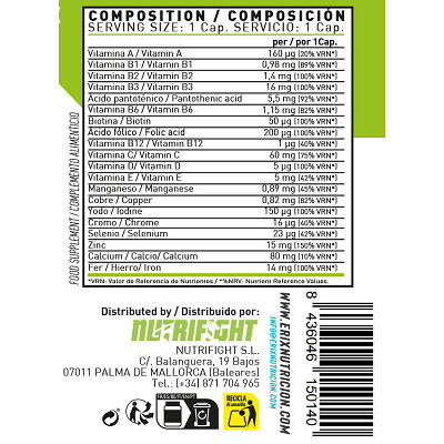 MULTI VITAMINAS & MINERALES 100 CAPS