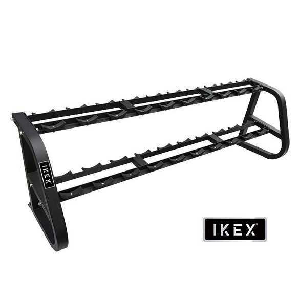 Ikex Soporte mancuernas de goma 10 pares  2 nivele
