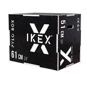 Ikex Cajón Pliométrico Negro  50x60x75 cm