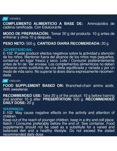 BCAA´S 2.1.1 500 G LIMÓN